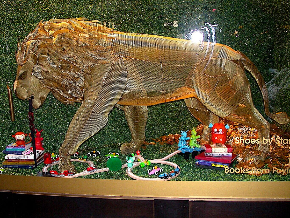 selfridges window display