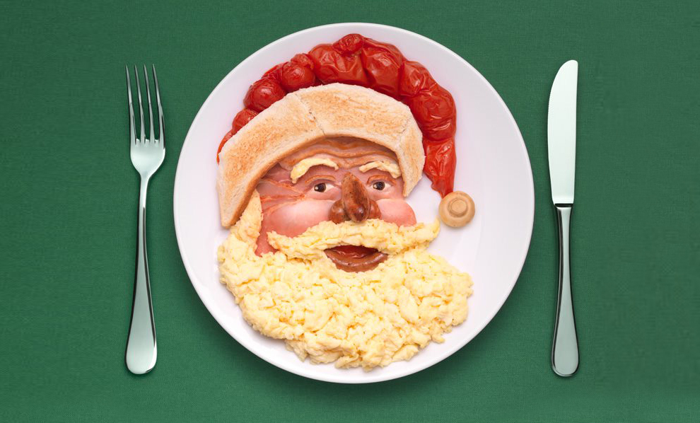 santa claus from real food